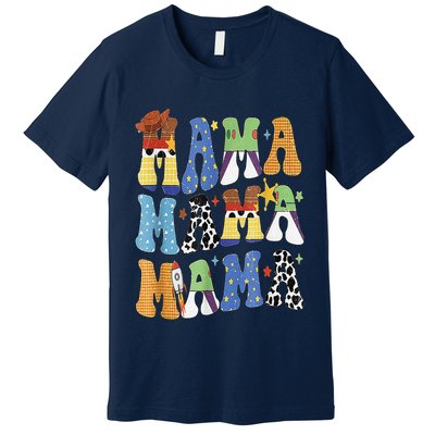 Toy Funny Story Mama Boy Mom MotherS Day Premium T-Shirt