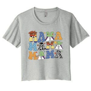 Toy Funny Story Mama Boy Mom MotherS Day Women's Crop Top Tee