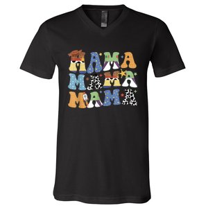 Toy Funny Story Mama Boy Mom Mothers Day Tee For Womens V-Neck T-Shirt