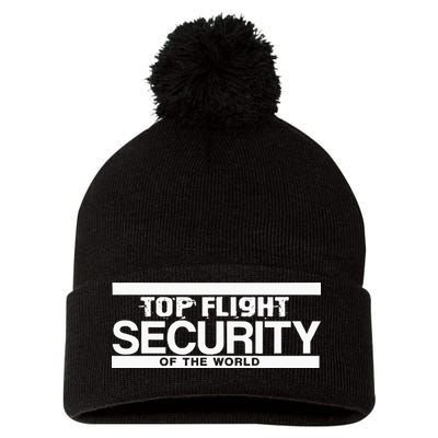 Top Flight Security Funny Friday Pom Pom 12in Knit Beanie