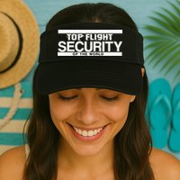 Top Flight Security Funny Friday Visor