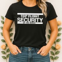 Top Flight Security Funny Friday Womens T-Shirt