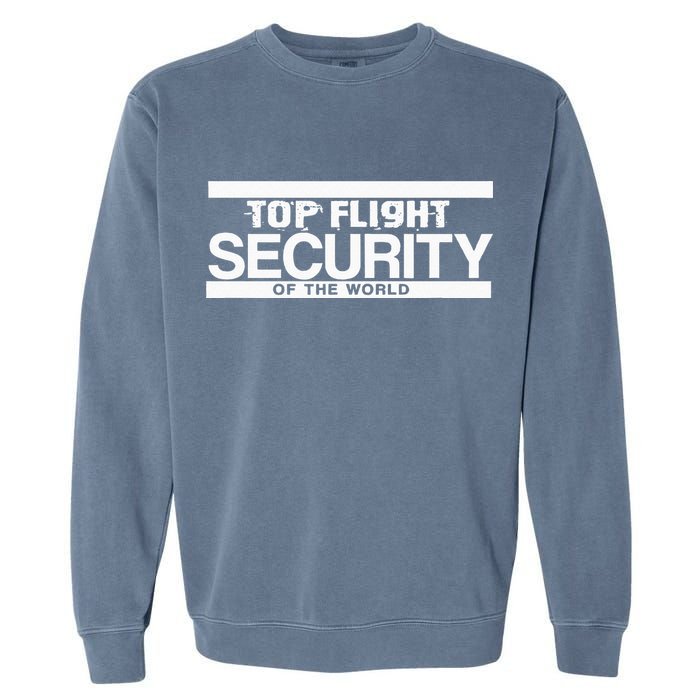 Top Flight Security Funny Friday Garment-Dyed Sweatshirt