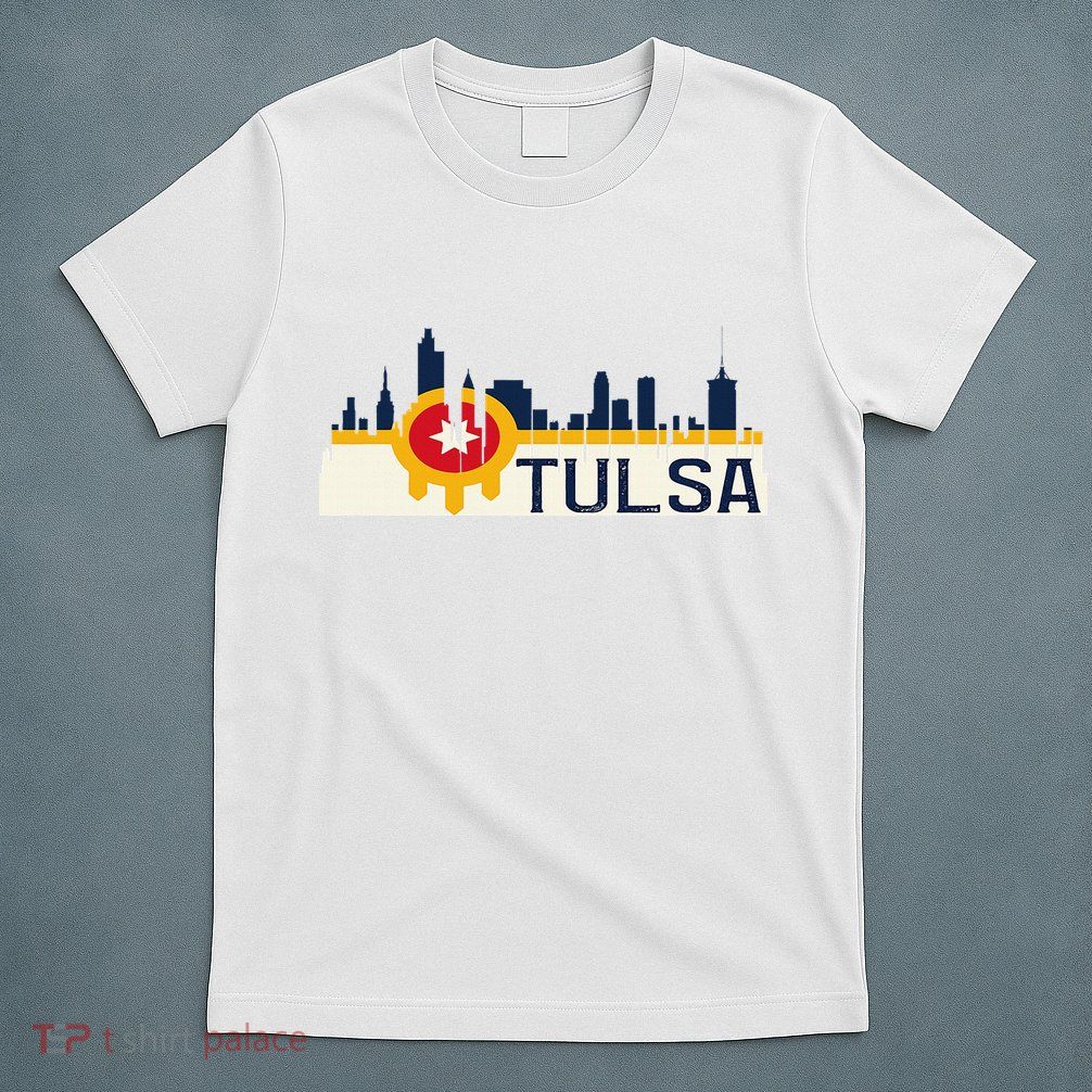 Tulsa Flag Skyline T-Shirt