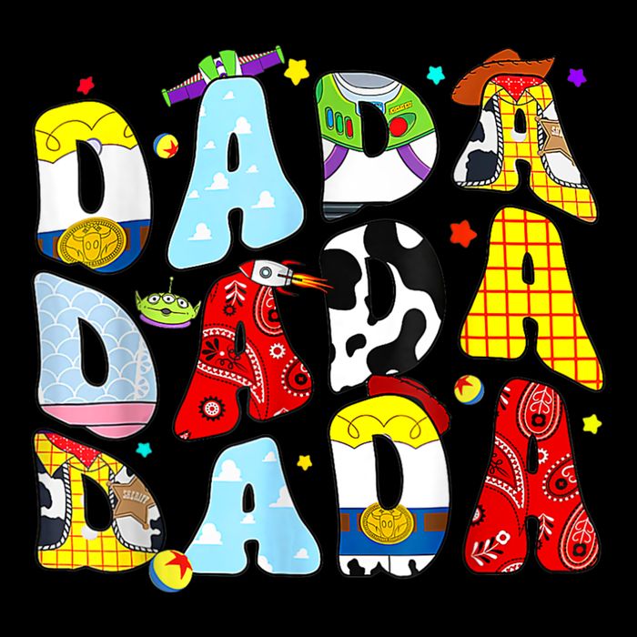 Toy Funny Story Dada Boy Dad Fathers Day For Long Sleeve Shirt