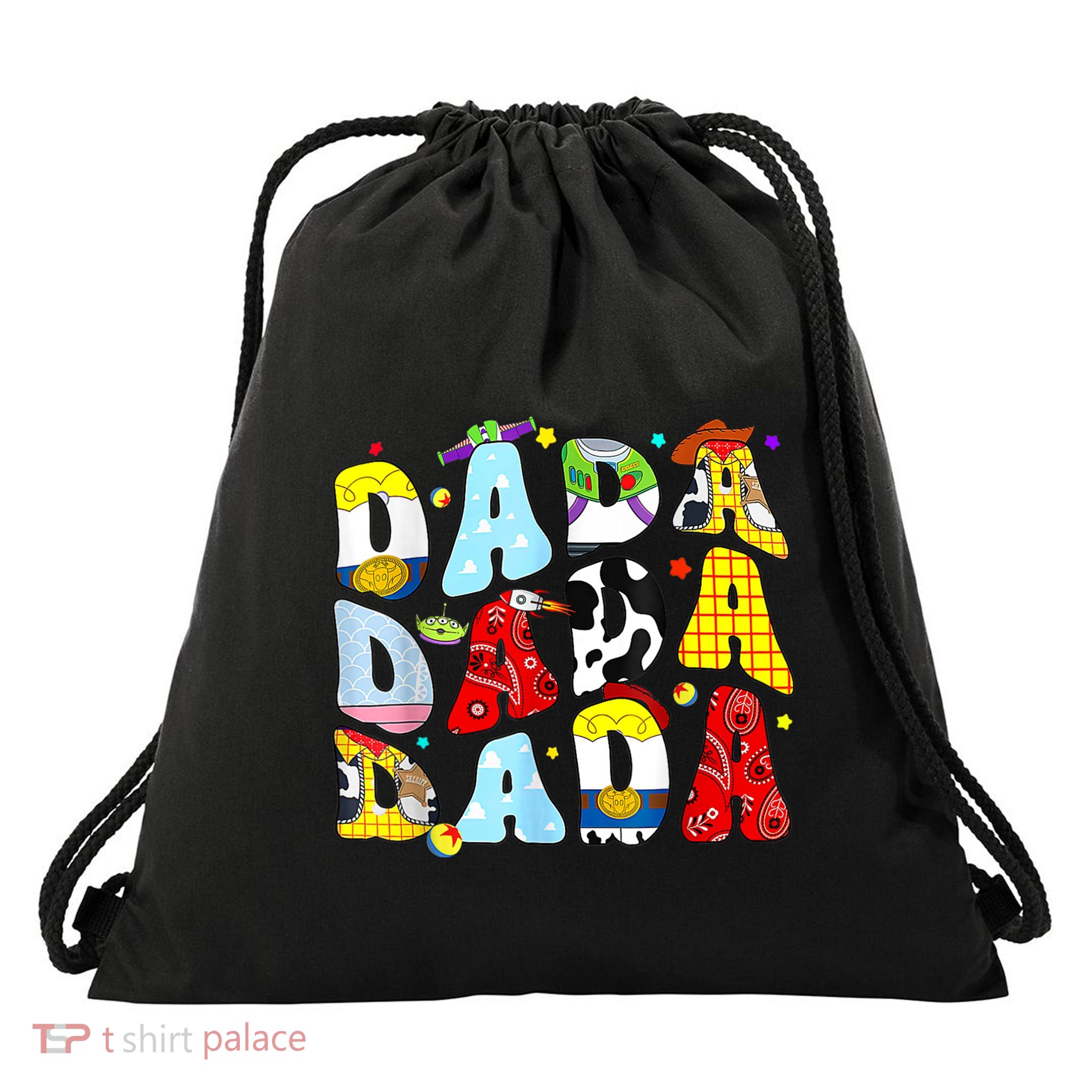 Toy Funny Story Dada Boy Dad Fathers Day For Drawstring Bag