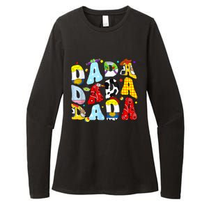 Toy Funny Story Dada Boy Dad Fathers Day For Womens CVC Long Sleeve Shirt