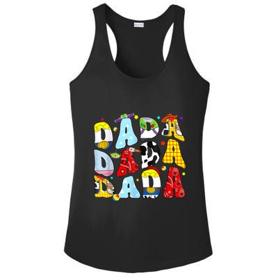 Toy Funny Story Dada Boy Dad Fathers Day For Ladies PosiCharge Competitor Racerback Tank