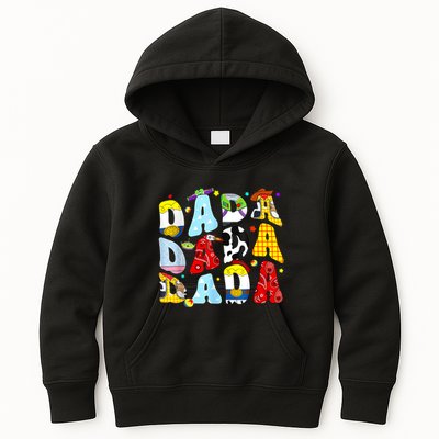 Toy Funny Story Dada Boy Dad Fathers Day For Kids Hoodie