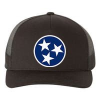 Tennessee Flag State Vintage Style Yupoong Adult 5-Panel Trucker Hat