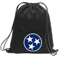 Tennessee Flag State Vintage Style Sweatshirt Cinch Pack Bag