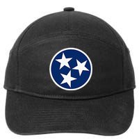 Tennessee Flag State Vintage Style 7-Panel Snapback Hat