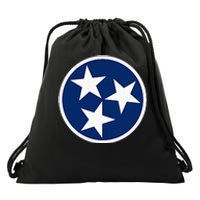 Tennessee Flag State Vintage Style Drawstring Bag