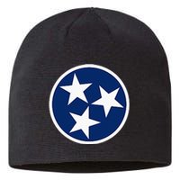 Tennessee Flag State Vintage Style Sustainable Beanie