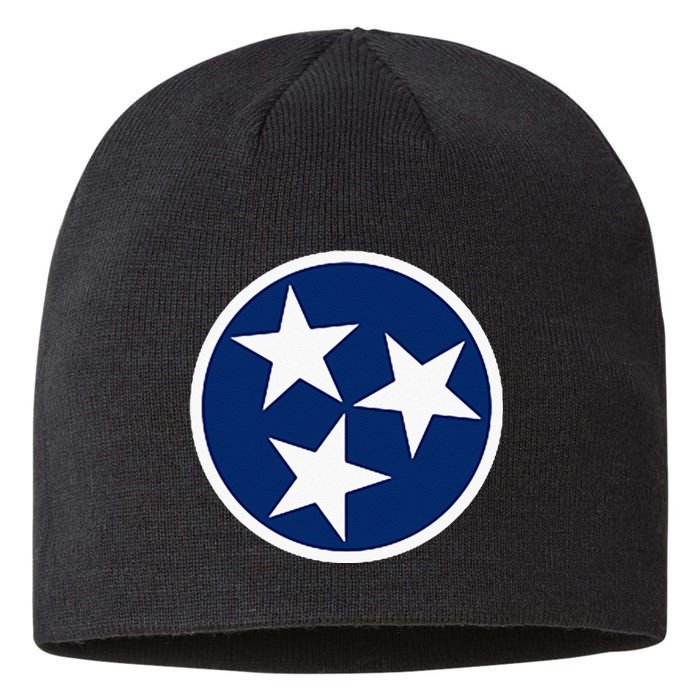 Tennessee Flag State Vintage Style Sustainable Beanie