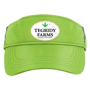 Tegridy Farms Shirt, Tegridy Farms Adult Drive Performance Visor