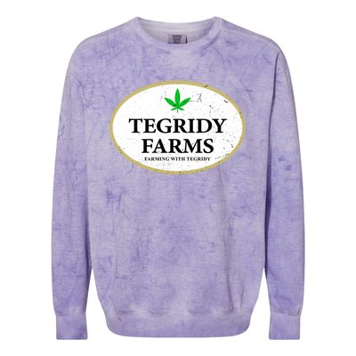 Tegridy Farms Shirt, Tegridy Farms Colorblast Crewneck Sweatshirt