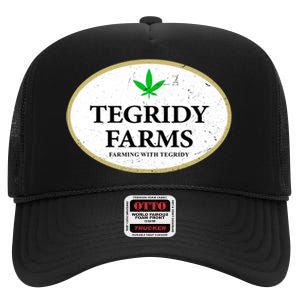 Tegridy Farms Shirt, Tegridy Farms High Crown Mesh Back Trucker Hat