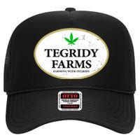 Tegridy Farms Shirt, Tegridy Farms High Crown Mesh Back Trucker Hat