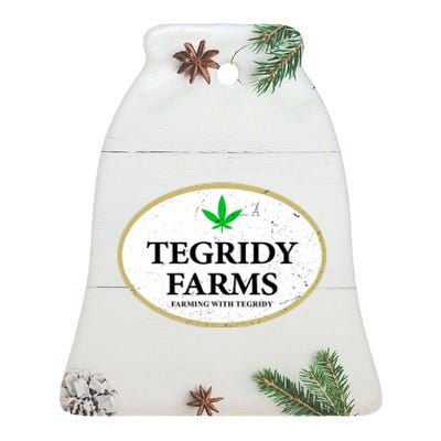 Tegridy Farms Shirt, Tegridy Farms Ceramic Bell Ornament