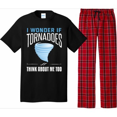 Tornado Funny Storm Chaser Chasing Storms Pajama Set