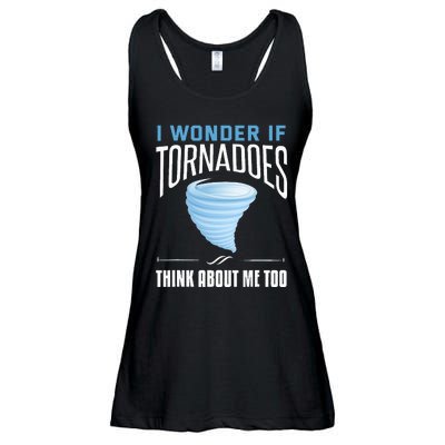 Tornado Funny Storm Chaser Chasing Storms Ladies Essential Flowy Tank