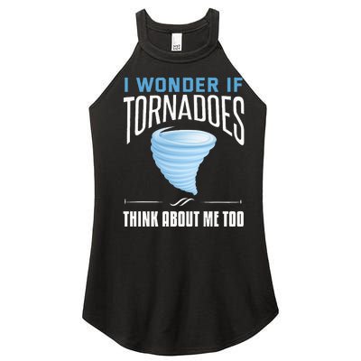 Tornado Funny Storm Chaser Chasing Storms Women’s Perfect Tri Rocker Tank