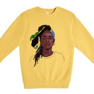 Tanzanian Flag Souvenirs Products Uniform For Women Tanzania Premium Crewneck Sweatshirt