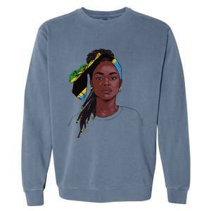 Tanzanian Flag Souvenirs Products Uniform For Women Tanzania Garment-Dyed Sweatshirt