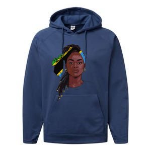 Tanzanian Flag Souvenirs Products Uniform For Women Tanzania Performance Fleece Hoodie