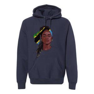 Tanzanian Flag Souvenirs Products Uniform For Women Tanzania Premium Hoodie