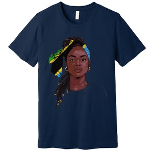 Tanzanian Flag Souvenirs Products Uniform For Women Tanzania Premium T-Shirt