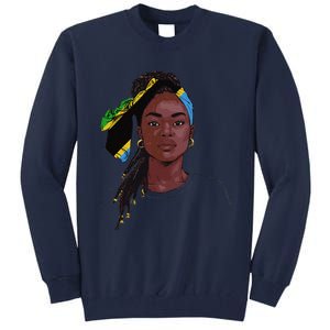 Tanzanian Flag Souvenirs Products Uniform For Women Tanzania Tall Sweatshirt