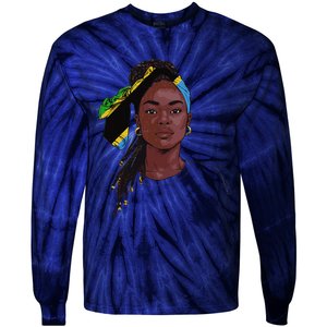 Tanzanian Flag Souvenirs Products Uniform For Women Tanzania Tie-Dye Long Sleeve Shirt