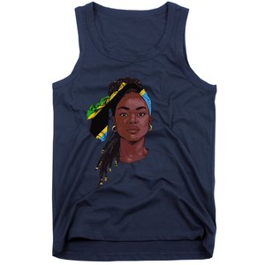 Tanzanian Flag Souvenirs Products Uniform For Women Tanzania Tank Top