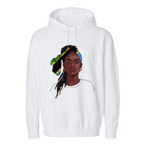 Tanzanian Flag Souvenirs Products Uniform For Women Tanzania Garment-Dyed Fleece Hoodie