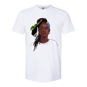 Tanzanian Flag Souvenirs Products Uniform For Women Tanzania Softstyle CVC T-Shirt