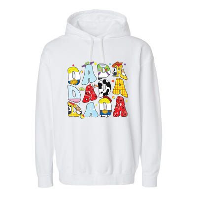 Toy Funny Story Dada Boy Dad Fathers Day Garment-Dyed Fleece Hoodie