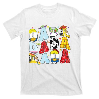 Toy Funny Story Dada Boy Dad Fathers Day T-Shirt