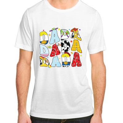 Toy Funny Story Dada Boy Dad Fathers Day Adult ChromaSoft Performance T-Shirt