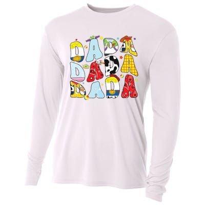 Toy Funny Story Dada Boy Dad Fathers Day Cooling Performance Long Sleeve Crew