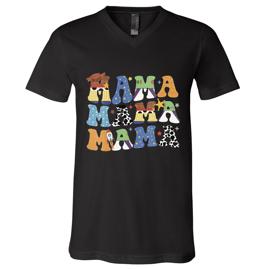 Toy Funny Story Mama Boy Mom MotherS Day V-Neck T-Shirt