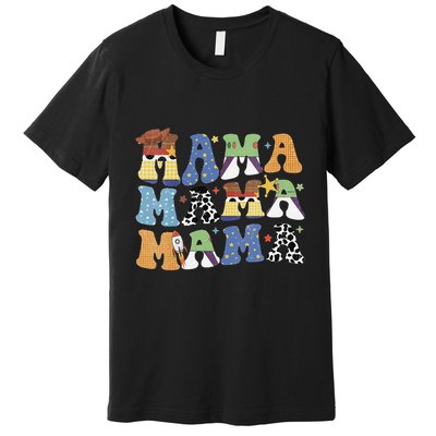 Toy Funny Story Mama Boy Mom MotherS Day Premium T-Shirt