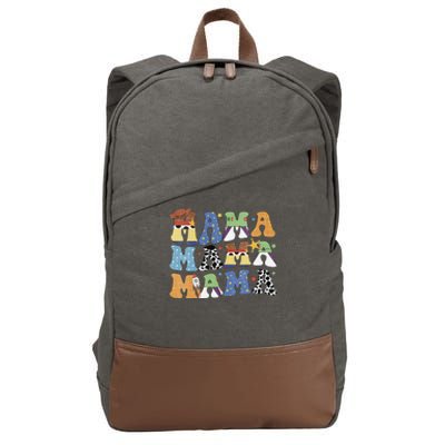 Toy Funny Story Mama Boy Mom MotherS Day Cotton Canvas Backpack