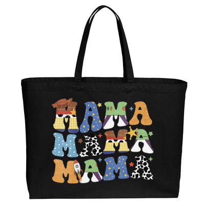 Toy Funny Story Mama Boy Mom MotherS Day Cotton Canvas Jumbo Tote