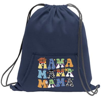 Toy Funny Story Mama Boy Mom MotherS Day Sweatshirt Cinch Pack Bag