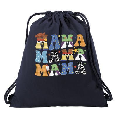 Toy Funny Story Mama Boy Mom MotherS Day Drawstring Bag