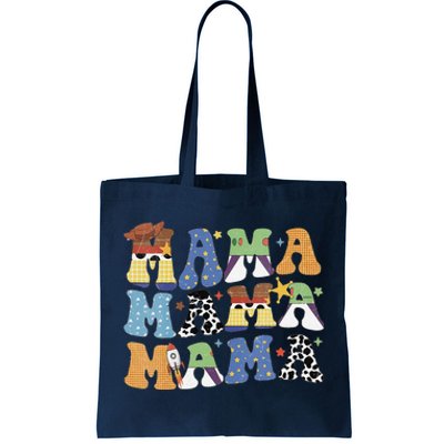 Toy Funny Story Mama Boy Mom MotherS Day Tote Bag