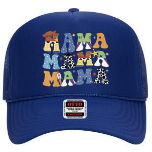 Toy Funny Story Mama Boy Mom MotherS Day High Crown Mesh Back Trucker Hat