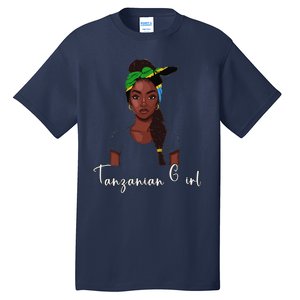 Tanzanian Flag Souvenirs Products Woman Tanzania Tall T-Shirt